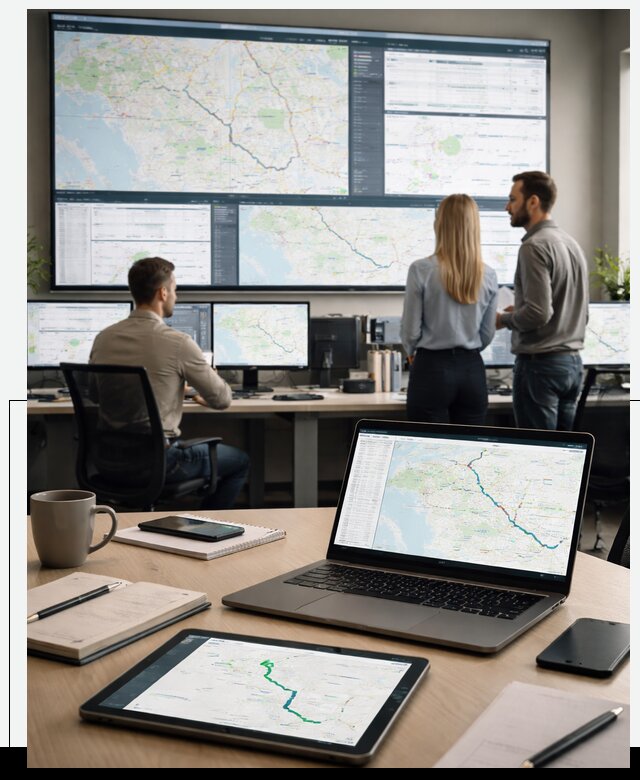 Трекинг грузов и Fleet Management, мониторинг автопарка в Красногорске