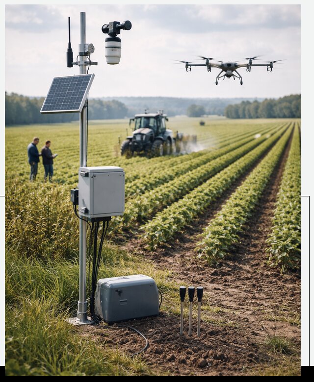 Разработка IoT мониторинга полей в Красногорске от 8637 р. | АвикейКрр